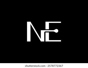 NE logo desing and monogram logo