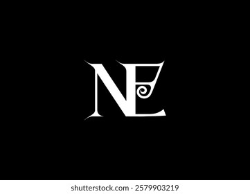 NE logo desing and monogram logo