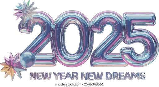 Ne year new dreams  design