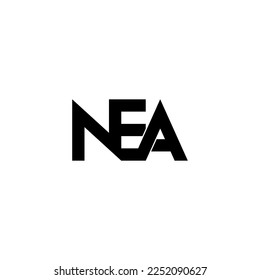 diseño del logotipo de la letra monograma de la tipografía de nea