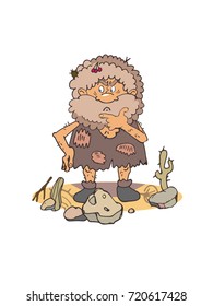 Neanderthal man decides where to live, how to be.