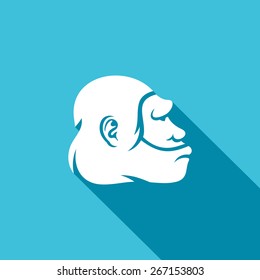 Neanderthal Man Head Icon. Vector Illustration
Branding Identity Corporate Vector Logo Design Template Isolated On A Blue Background