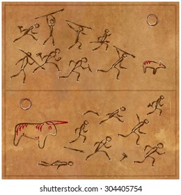 The Neanderthal. Running Keeps You Happy and Healthy.
