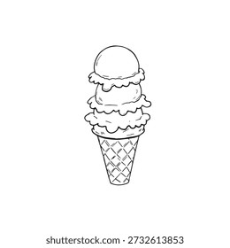 Neapolitan line art sleek visual concept