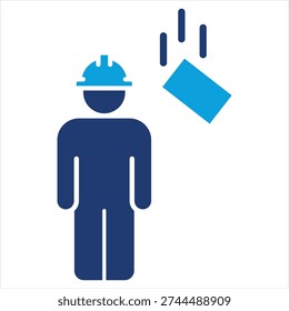 Near Miss Flat Blue Icon Style Collection
