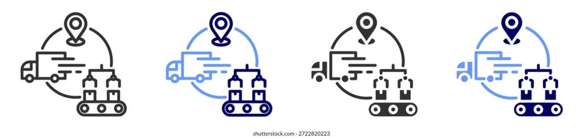 in der Nähe von Shoring Symbol setzen mehrere Stil