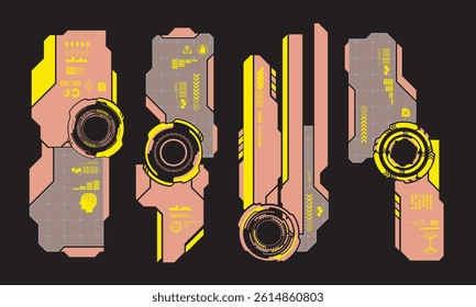 Near-future, sci-fi interface technology image design