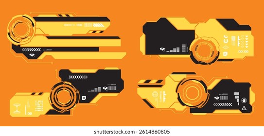 Near-future, sci-fi interface technology image design