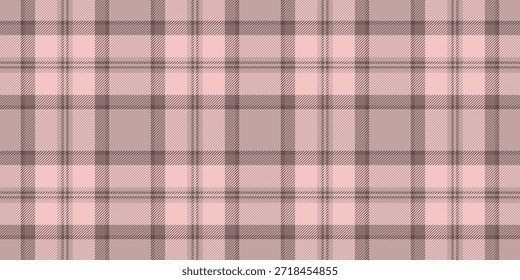 Neat background fabric textile, tradition pattern plaid tartan. Design vector seamless check texture in pastel and light colors palette.