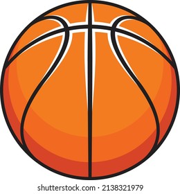 Neat and clean Basket ball vector eps image