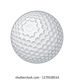 Neat Golf ball vector image