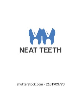 Neat Teeth logo design symbols medical