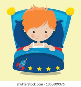 Neat and Tidy Boys Orange Washing Illustration