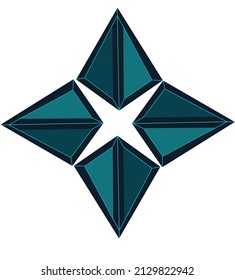 buen arreglo triangular. Puede utilizarse para logotipos, marcas, objetos de juego, empresas, etc.