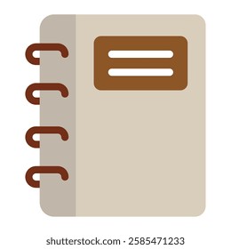 A neatly designed spiral notebook, perfect for jotting down ideas and organizing notes.