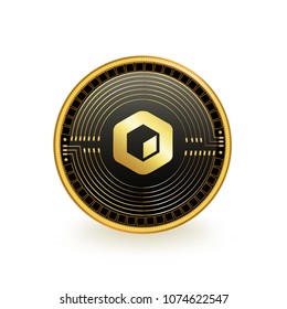 Neblio Cryptocurrency Coin Isolated