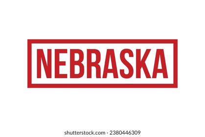 Nebraska Rubber Stamp Seal Vector