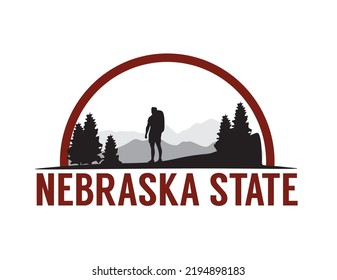 Nebraska State with beautiful view 