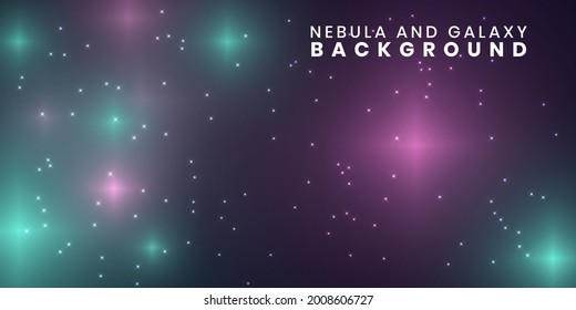 nebula background vector design. galaxy background illustration vector full HD. magic cosmic wallpapers. 