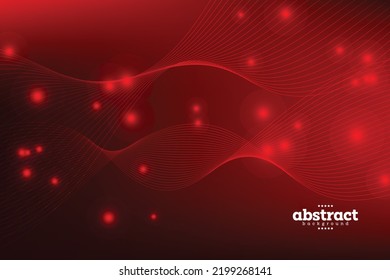 nebula curve line and particle stardust in gradient red astrology theme background can be use for advertisement banner website brochure template package beverage vector eps.