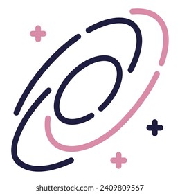 Nebula icon illustration for web, app, infographic, etc