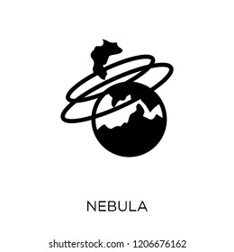 Nebula icon. Nebula symbol design from Astronomy collection.