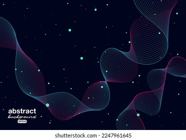 nebula with stardust space exploration theme science technology theme background for advertisement banner,brochure,website landingpage, notebook cover vector eps.