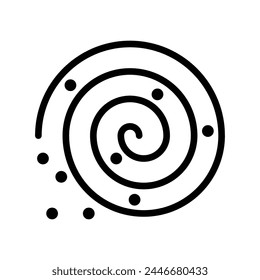 nebula vector line icon symbol