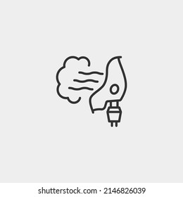 Nebulizer vector icon illustration sign