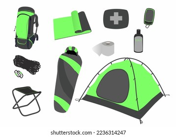 Necessary inventory for camping trips