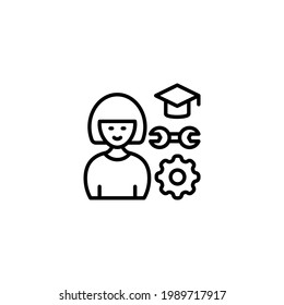 Necessary Skills icon in vector. Logotype