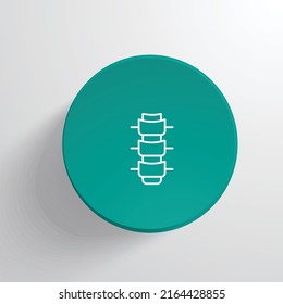 Neck, Back and Spine icon vector design