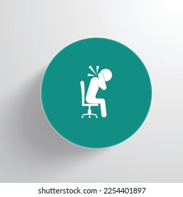 Neck or back sprain or strain (whiplash) icon