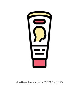 neck cream product color icon vector. neck cream product sign. isolated symbol illustration