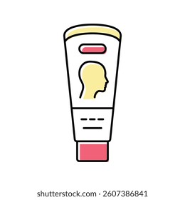 neck cream product color icon vector. neck cream product sign. isolated symbol illustration