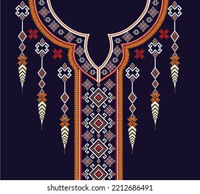 neck design clothing.pattern ethnic and fashion neck art have batik floral neckline. and geometric textile ornate prin line. necklace embroidery flowe traditiona style fashion and women neck  beautifu