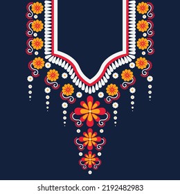 neck design geometric traditional floral necklace Embroidery Design For Fashion Ethnic Pattern Neck Aztec Design Ethnic Neck African Indian Scandinavian Mexican