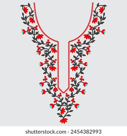 Neck embroidery design for ladies suits