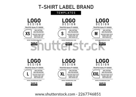 neck label Clothing concept vector design