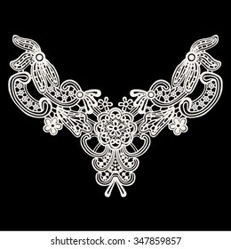 Neck lace print for fashion and other uses in vector