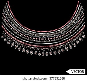 neck embroidery