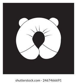 neck pillow icon design vector illustration 