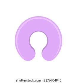 Neck Kissen Symbol. Vektorgrafik.