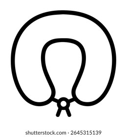 neck pillow icon vector on white background
Vector icon on white background travel
