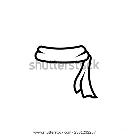 Neck scarf icon stock vector