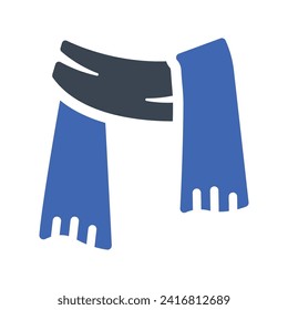 Neck Scarf Symbol, Vektorgrafik