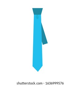 Neck tie flat design. vector illustration