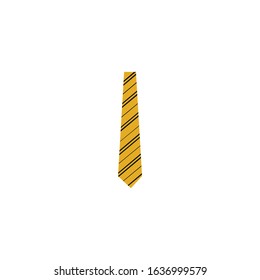 Neck tie flat design. vector illustration