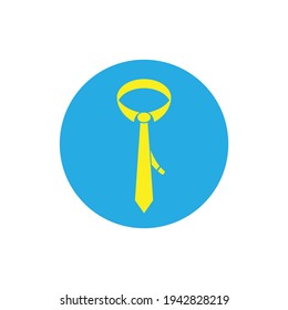 Neck tie icon design isolated on white background