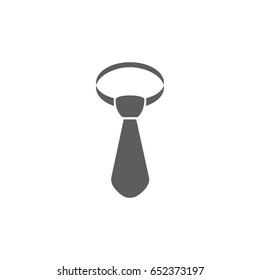 Neck Tie Icon In Trendy Flat Style Isolated On White Background. Symbol For Your Web Site Design, Logo, App, UI. Vector Illustration, EPS